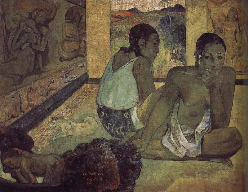 Paul Gauguin Dream Sweden oil painting art